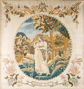 Hilpah hays silk embroidery